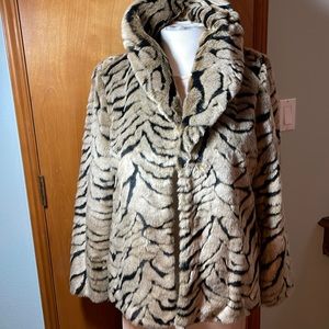 Dennis Basso faux fur jacket